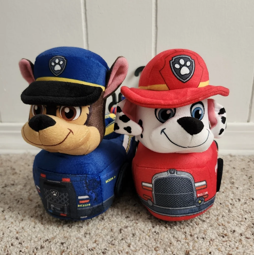 Paw Patrol Character Slippers in Blue and Red